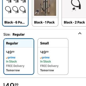 Pack of 6 Black Locks with Keys